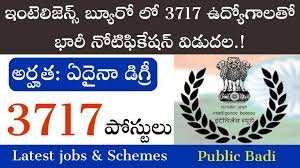 IB Recruitment 2025: ఇంటెలిజెన్స్ బ్యూరో లో ఎగ్జిక్యూటివ్ పోస్టుల కోసం రిక్రూట్‌మెంట్ నోటిఫికేషన్‌ విడుదల.!
