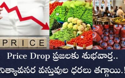 Price Drop ప్రజలకు శుభవార్త.. నిత్యావసర వస్తువుల ధరలు తగ్గాయి.!