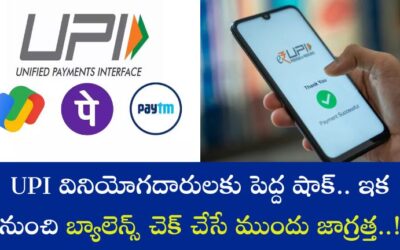 UPI వినియోగదారులకు పెద్ద షాక్.. ఇక నుంచి బ్యాలెన్స్ చెక్ చేసే ముందు జాగ్రత్త..!
