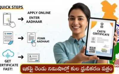 Caste Certificate: ఇకపై రెండు నిమిషాల్లో కుల ధ్రువీకరణ పత్రం.. ఎవరికి వర్తిస్తుంది?