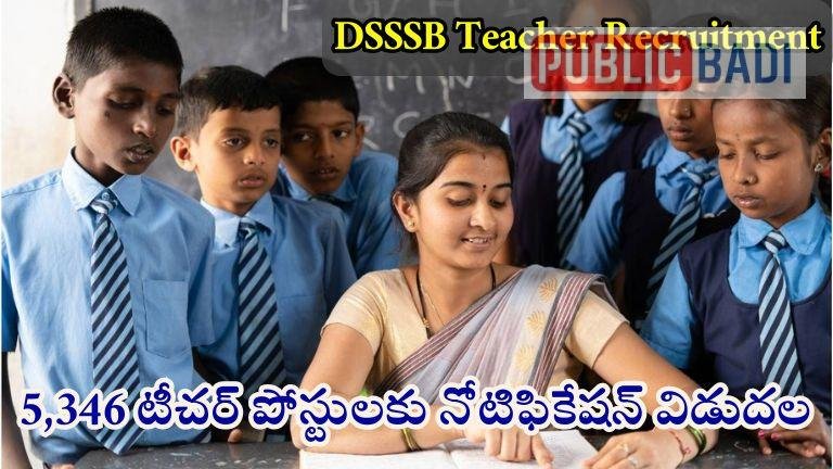 DSSSB Teacher Recruitment